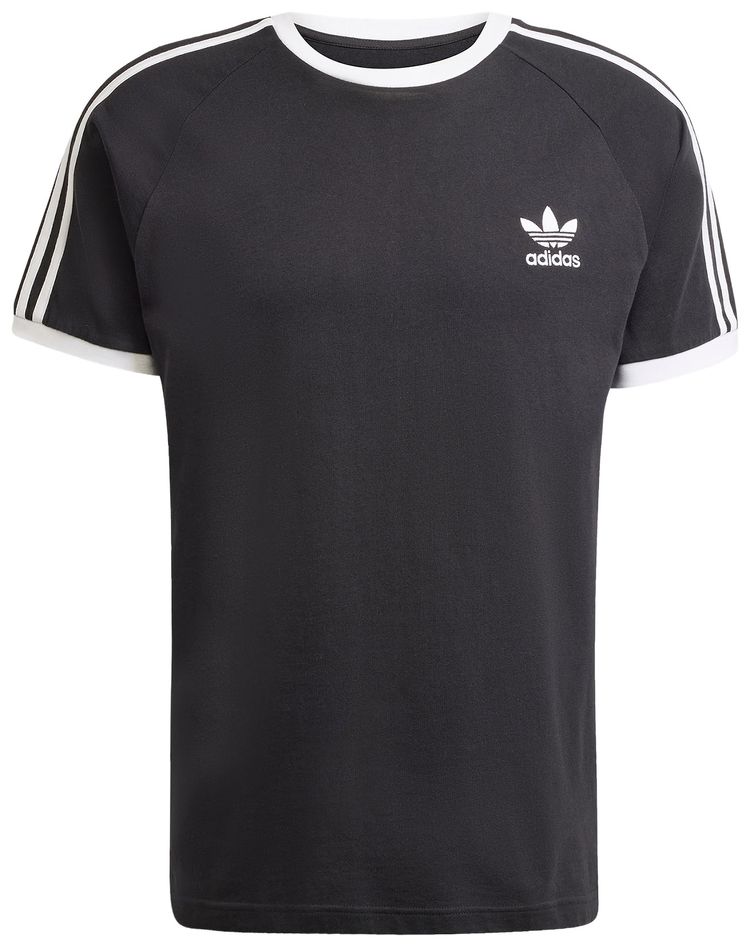 Adidas 3 Stripes Tee WhiteBlack