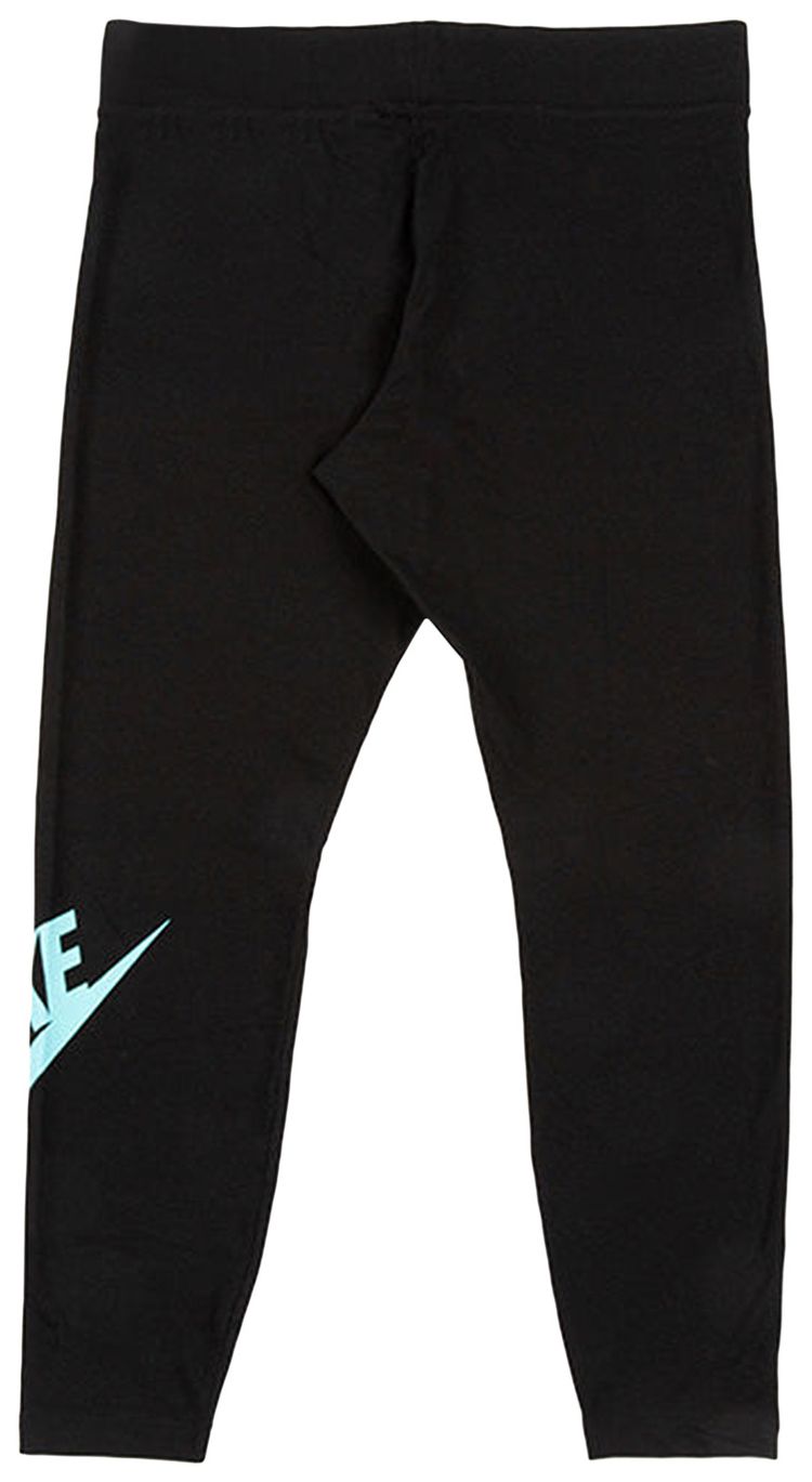 Nike NSW Essential High Waisted Logo Leggings BlackWhite