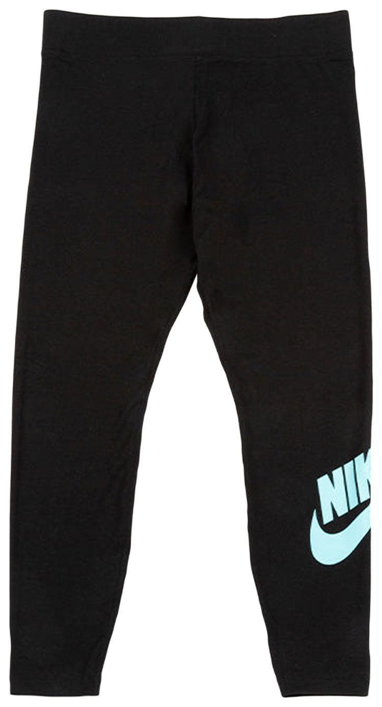 Nike NSW Essential High Waisted Logo Leggings BlackWhite