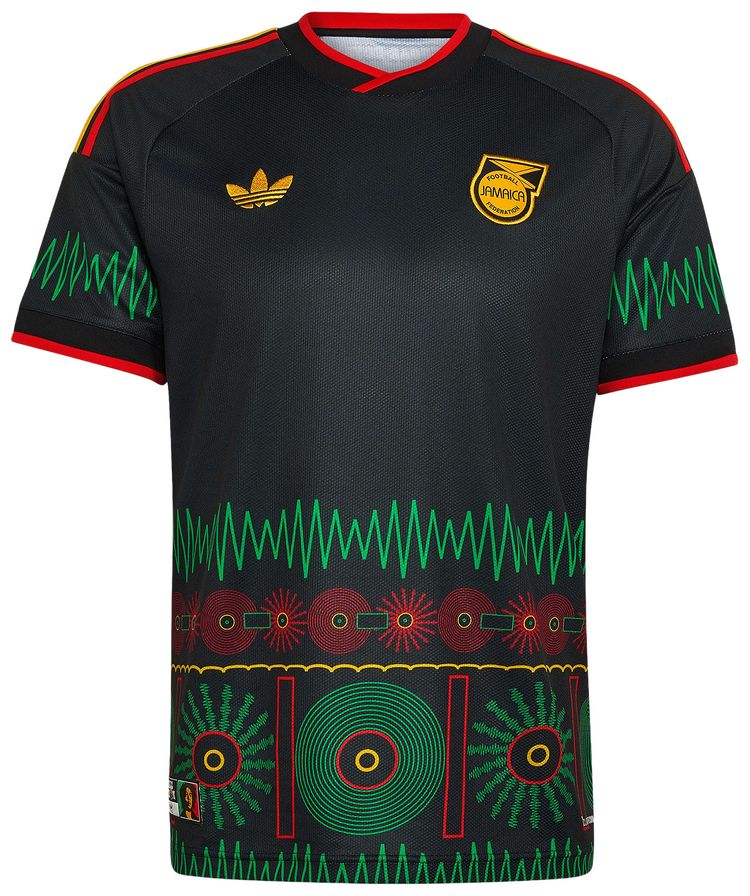 Adidas x Jamaica 26 x Bob Marley Away Jersey Black