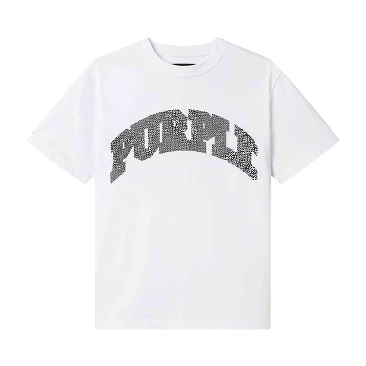 PURPLE BRAND Slab Wordmark Tee White
