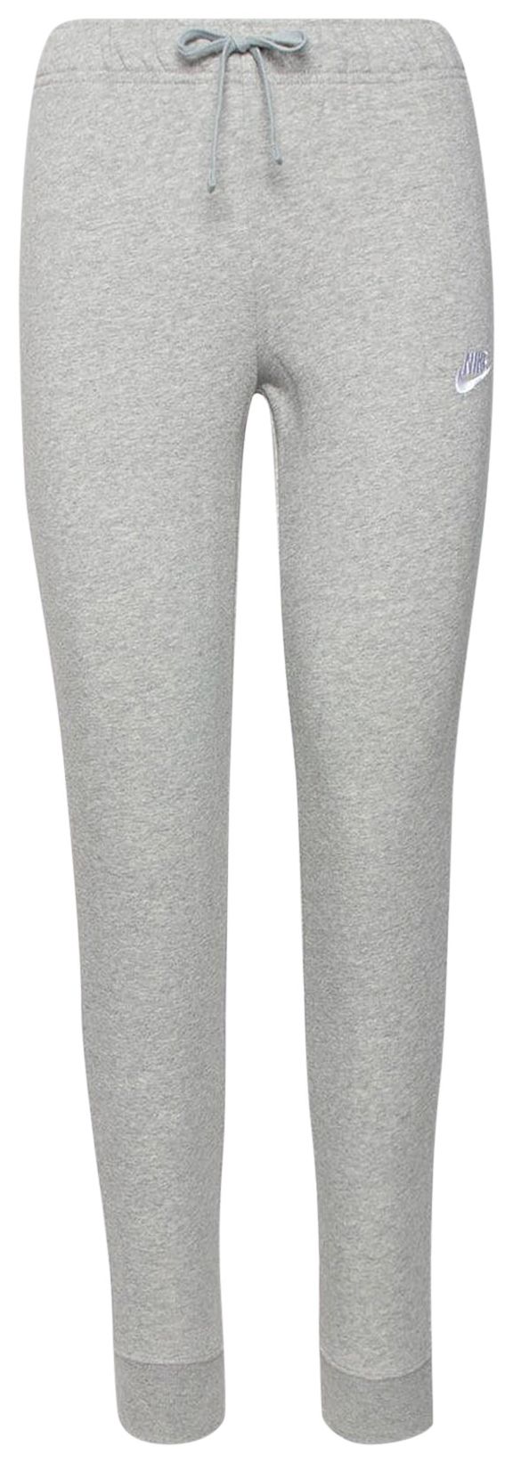 Nike NSW Club Fleece Mid Rise Slim Joggers Dark Grey HeatherWhite