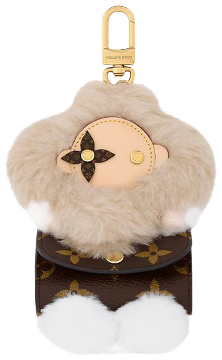 Louis Vuitton Vivienne Bag Charm Brown Monogram CanvasBeige