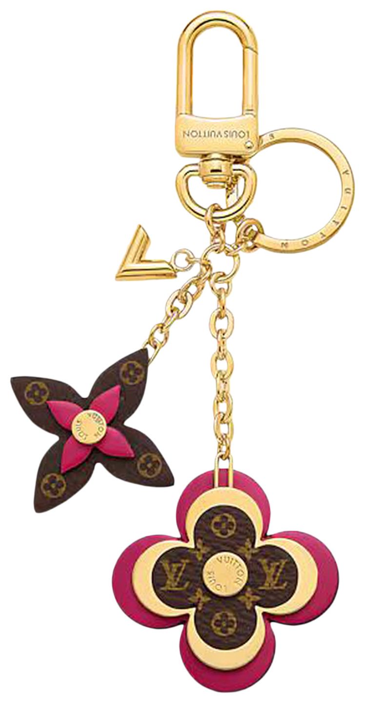 Louis Vuitton Blooming Flowers Bag Charm And Key Holder Flower Monogram Canvas