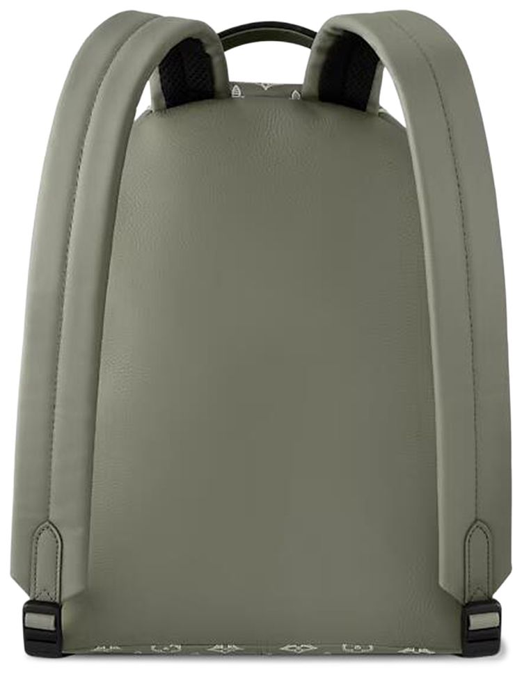 Louis Vuitton Discovery Backpack PM Olive Green Monogram Shadow Embossed Calf Leather