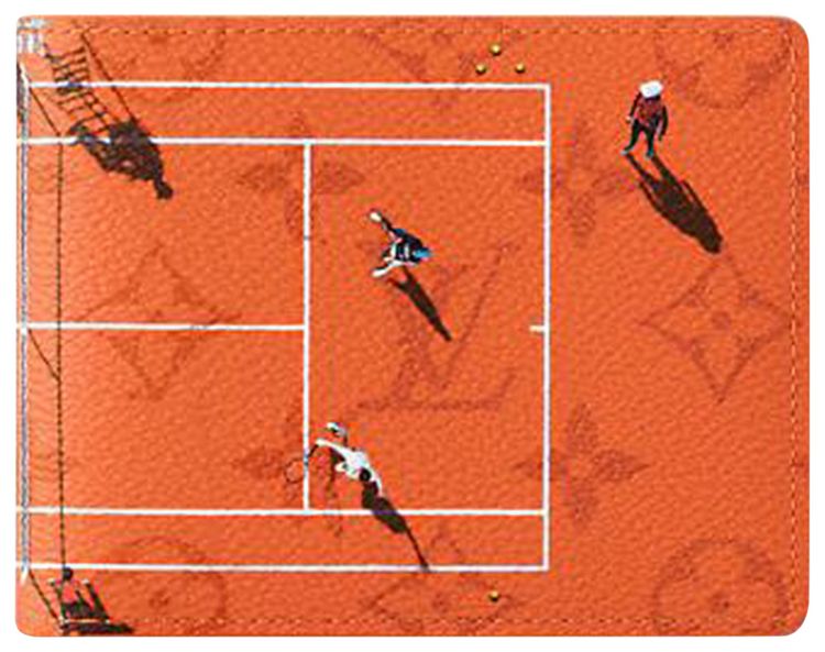 Louis Vuitton Slender Wallet Tennis Clay Monogram Canvas