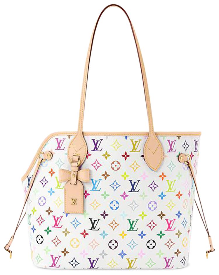 Louis Vuitton x Takashi Murakami Neverwoof MulticolorWhite Monogram Canvas