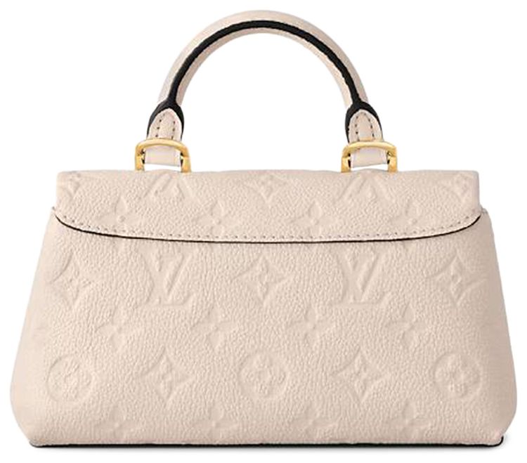 Louis Vuitton Nano Madeleine Cream Monogram Embossed Empreinte Cowhide Leather