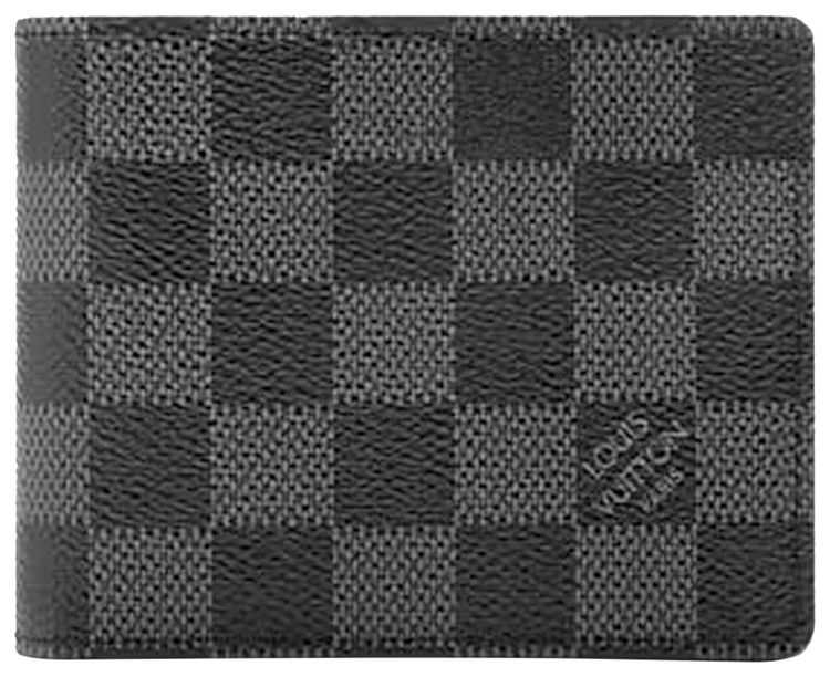 Louis Vuitton Slender Wallet Black Damier Graphite CanvasBorneo Green