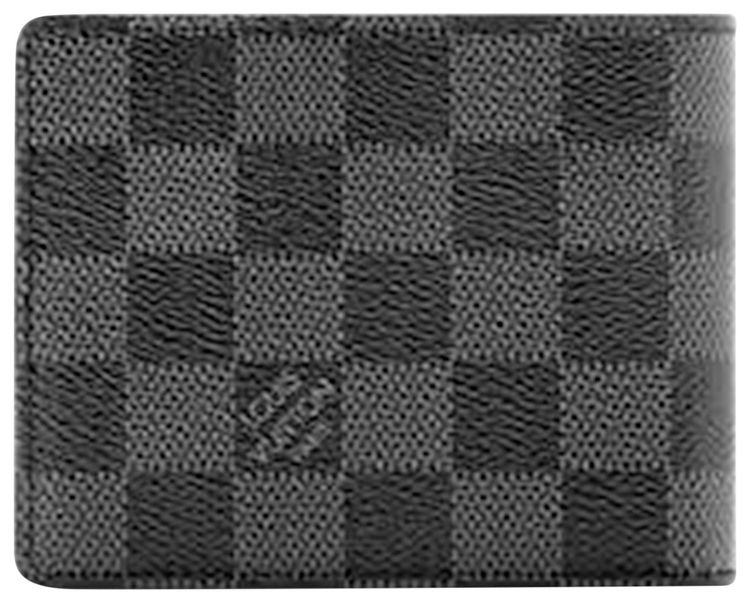 Louis Vuitton Slender Wallet Black Damier Graphite CanvasBorneo Green