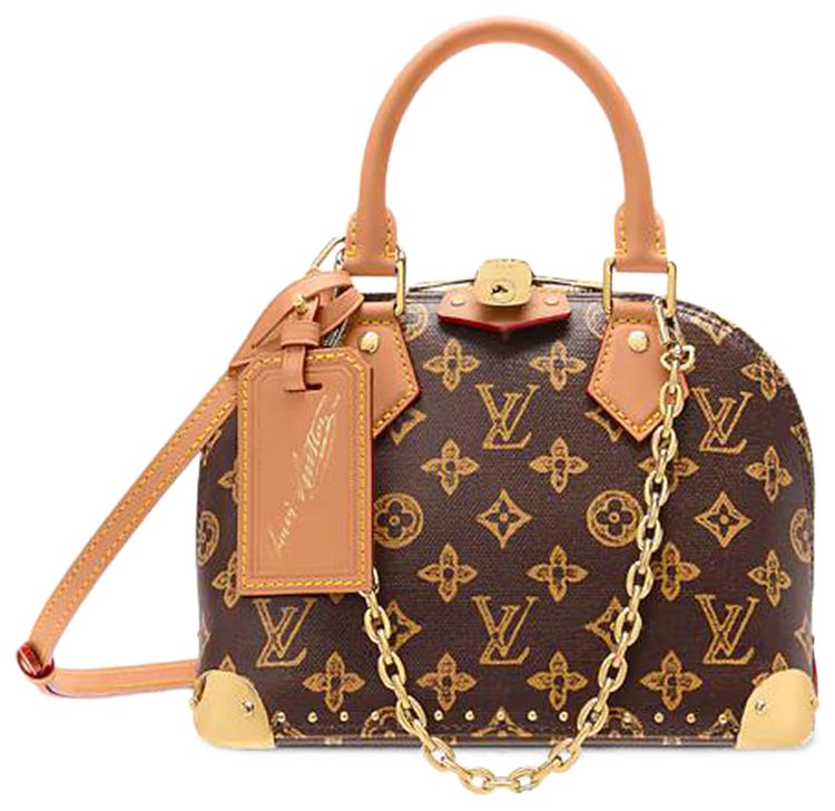 Louis Vuitton Alma Trunk BB Monogram Origine EbeNe Canvas