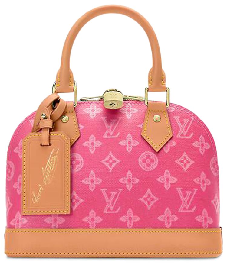 Louis Vuitton Alma BB Monogram Origine Rose Ruban