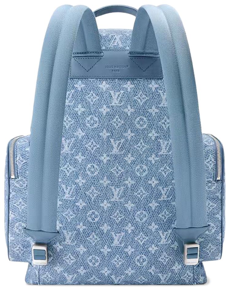 Louis Vuitton Christopher Cargo Blue Nylon Denim Monogram