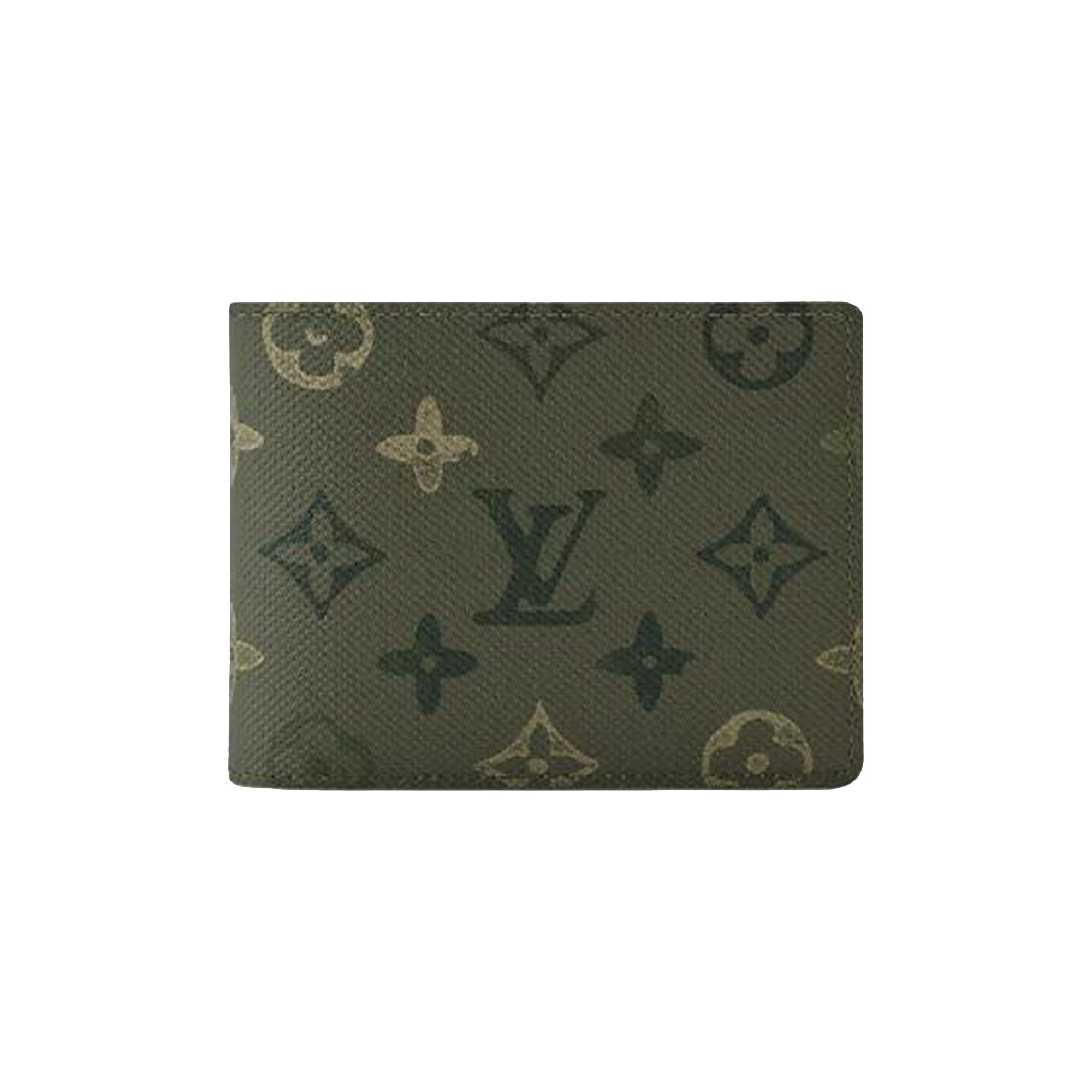Buy Louis Vuitton Multiple Wallet 'Khaki Green Monogram Canvas