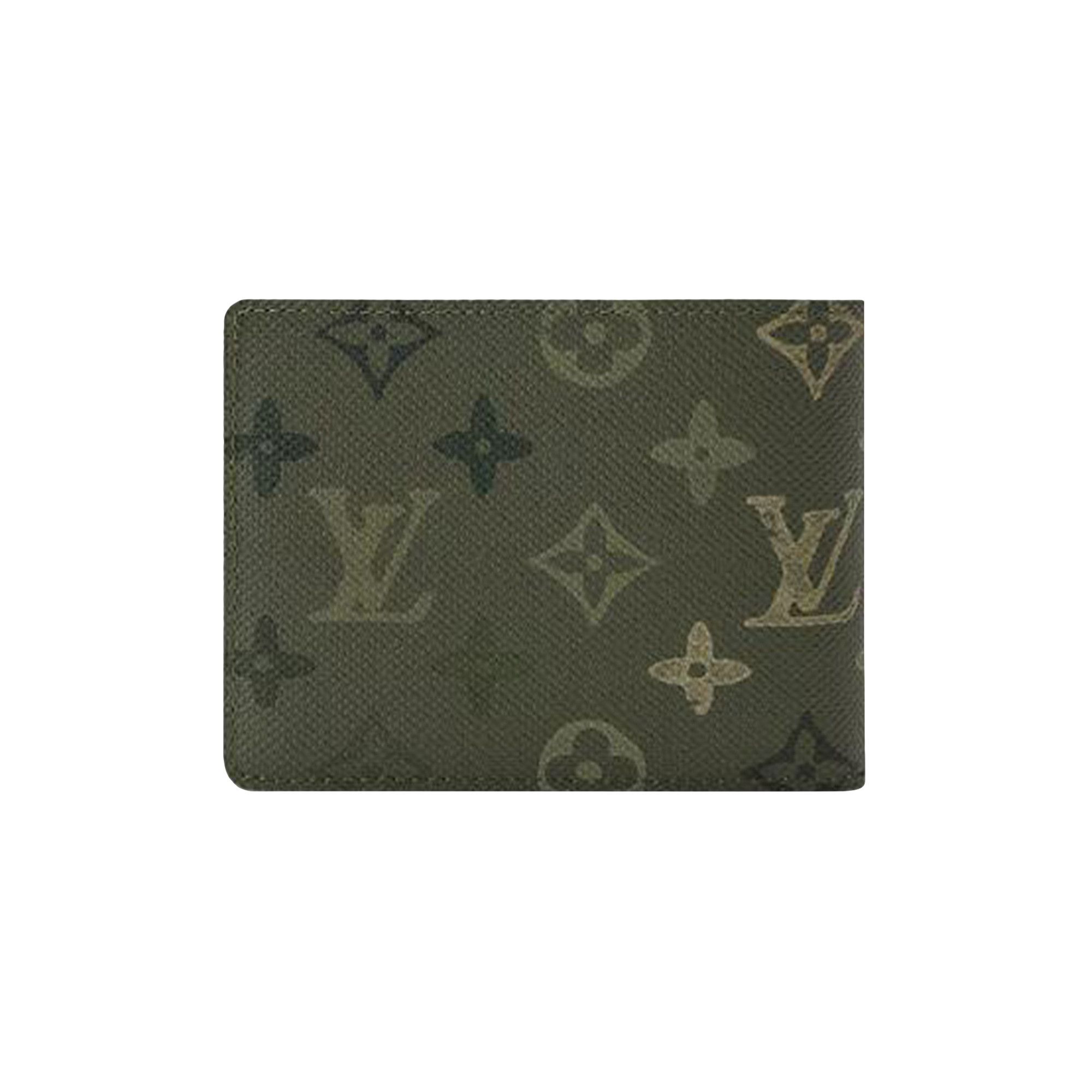 Buy Louis Vuitton Multiple Wallet 'Khaki Green Monogram Canvas