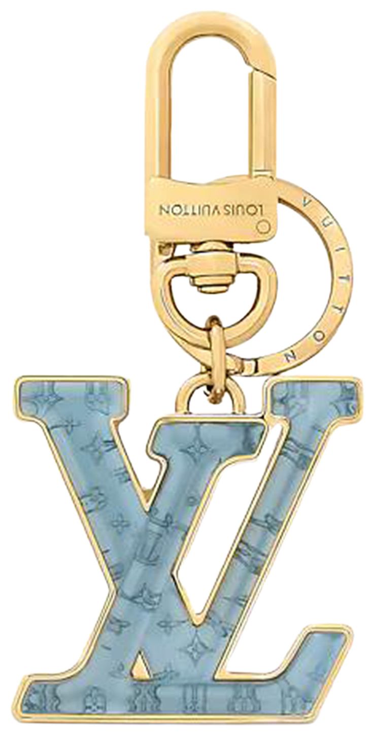 Louis Vuitton LV Gloss Key Holder Light Blue