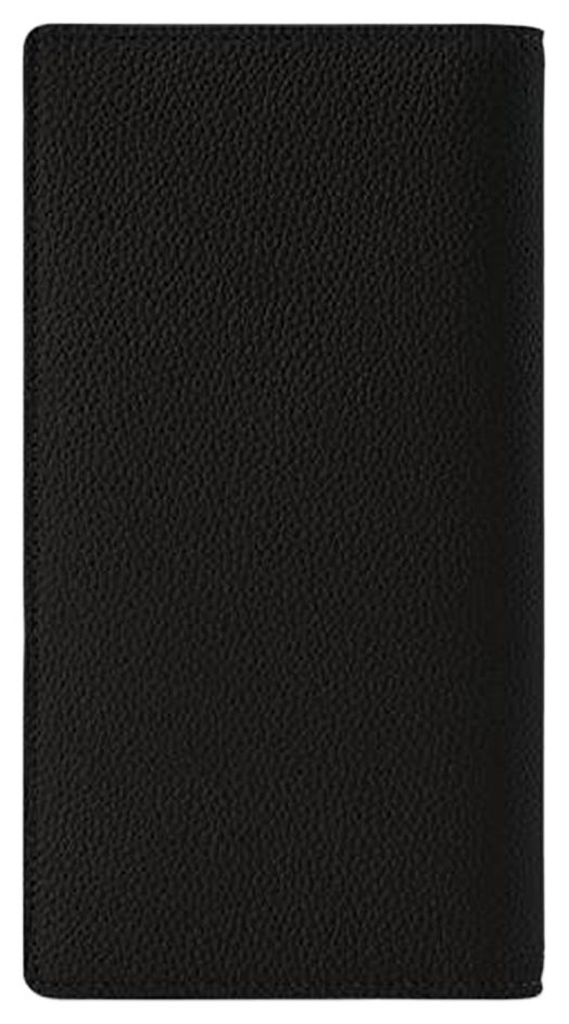 Louis Vuitton Brazza Wallet Black Waxy Calfskin Leather