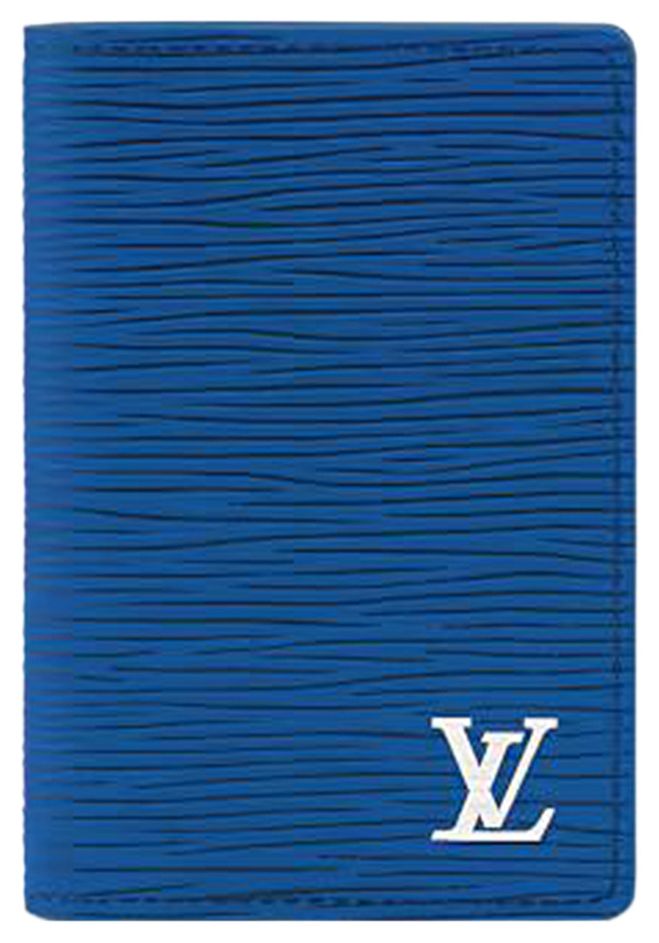 Louis Vuitton Pocket Organizer Blue Epi Leather