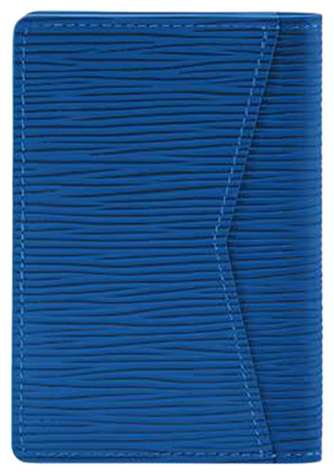 Louis Vuitton Pocket Organizer Blue Epi Leather