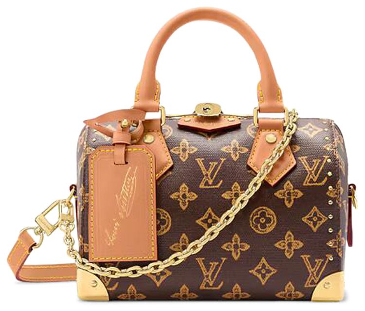 Louis Vuitton Speedy Trunk 20 Monogram Origine EbeNe Canvas
