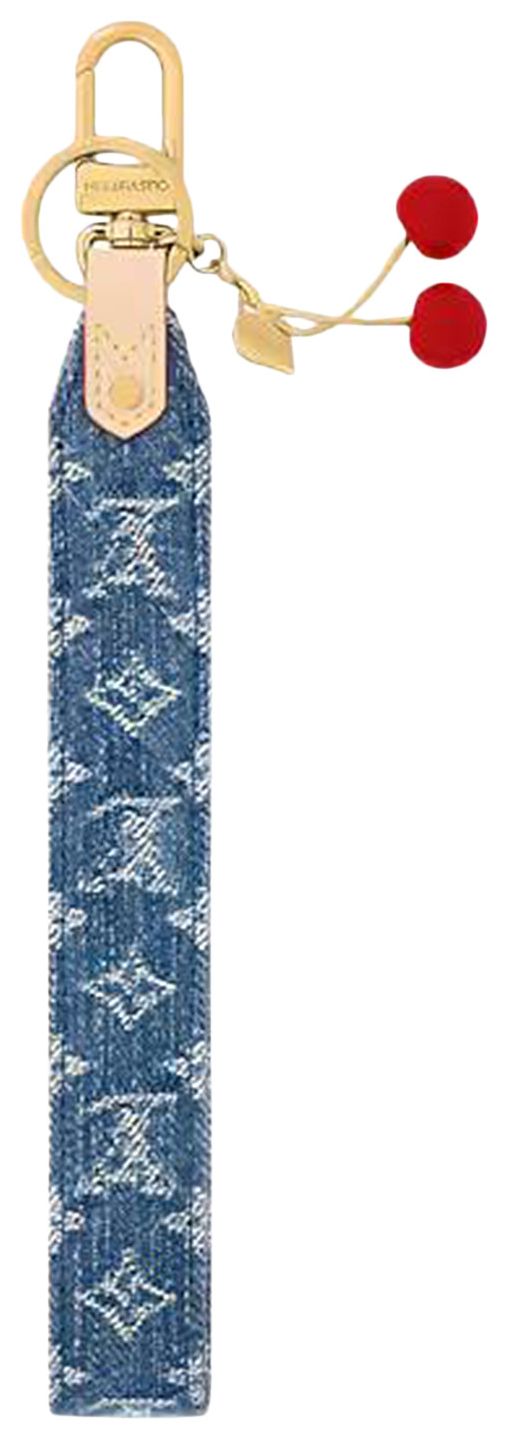 Louis Vuitton x Takashi Murakami Denim Cerise Dragonne Denim Blue Monogram