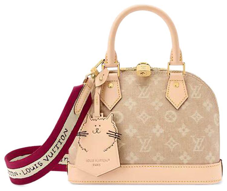 Louis Vuitton Alma BB Meowgram Coated Canvas