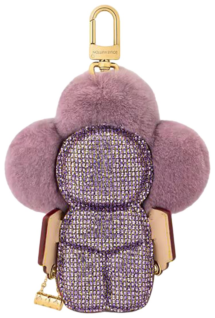 Louis Vuitton Vivienne Fashionista Bag Charm Violet