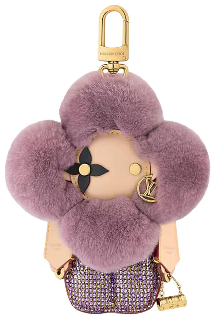 Louis Vuitton Vivienne Fashionista Bag Charm Violet