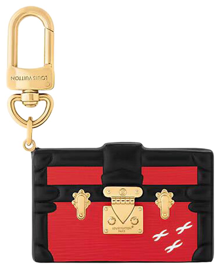 Louis Vuitton Petite Malle Epi Bag Charm Red