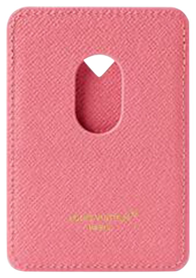 Louis Vuitton Magnetic Card Holder Brown Monogram CanvasEugenie Pink