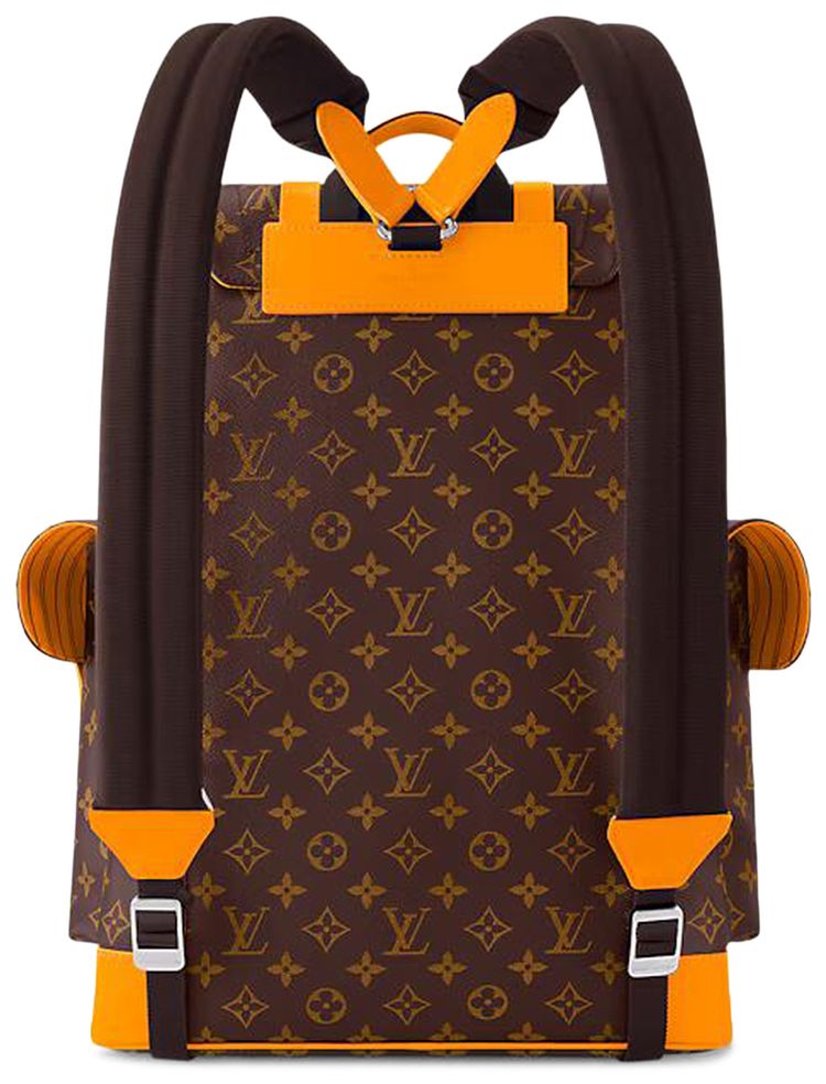 Louis Vuitton Christopher MM Brown Monogram CanvasSafran Yellow
