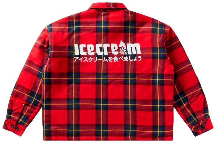 Icecream Buffalo Shacket Goji Berry