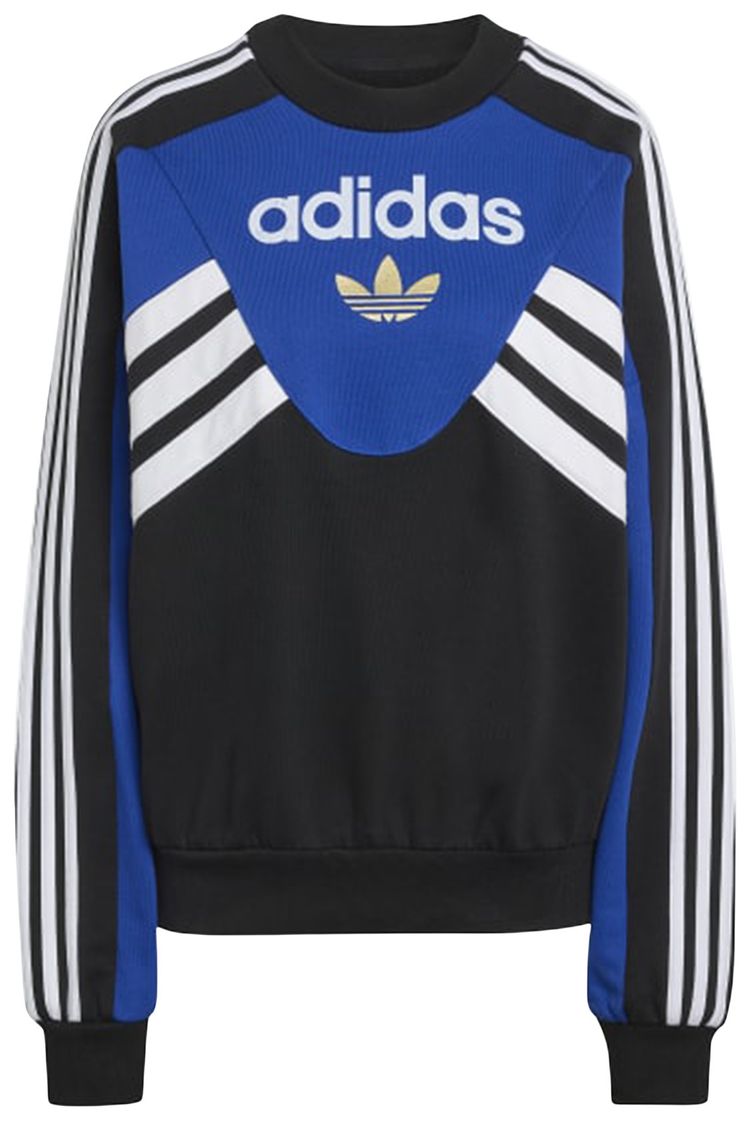 Adidas Cutline Crew Sweatshirt Royal BlueBlack
