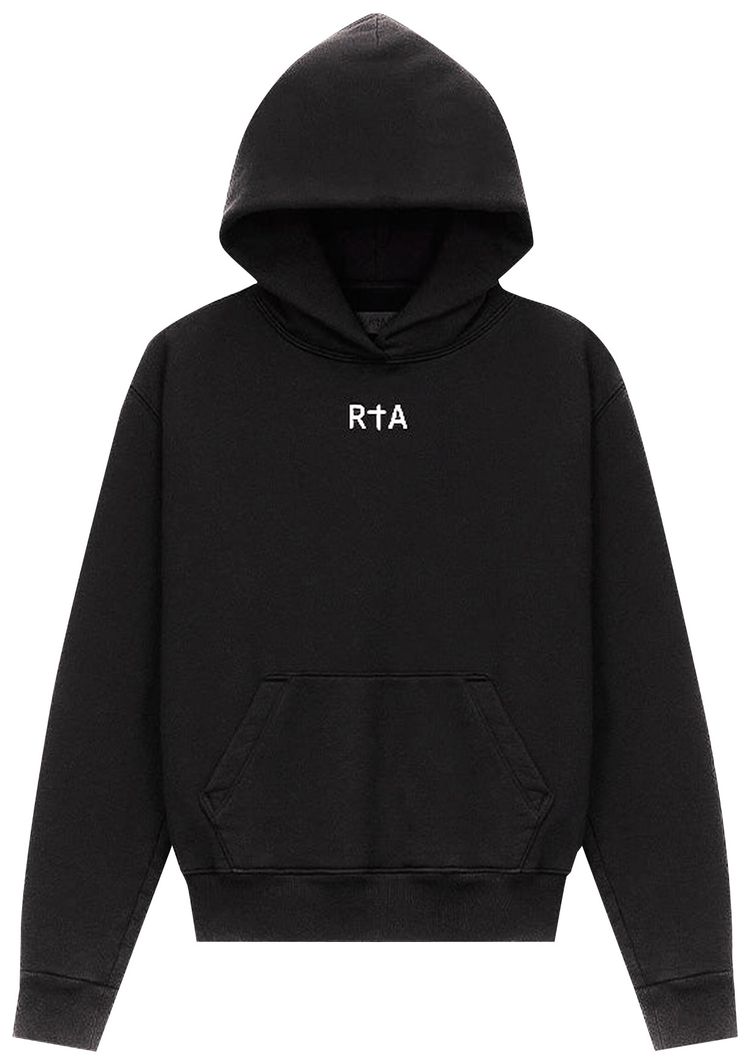 RtA Nash Pullover Hoodie Black