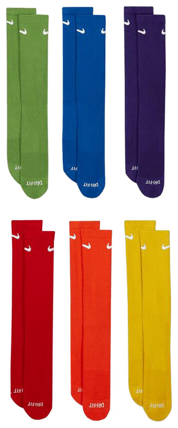 Nike Everyday Plus Crew Socks 6 Pairs Multicolor