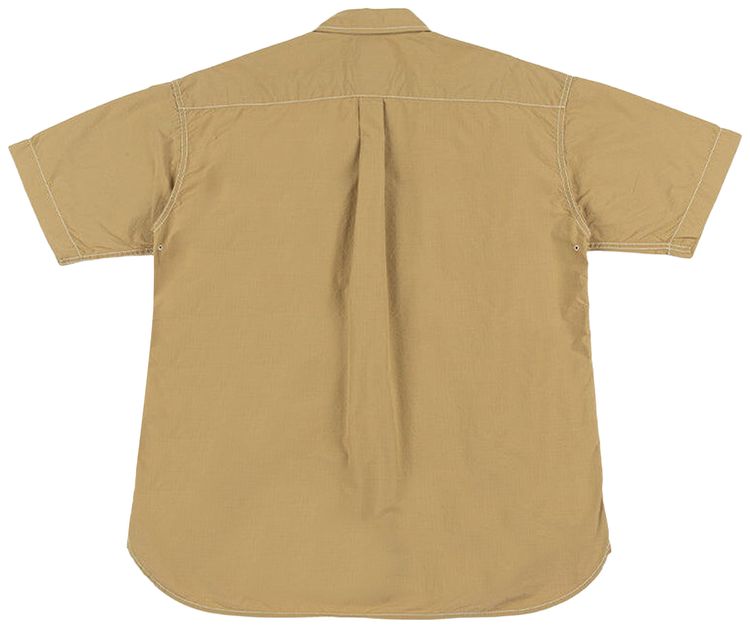 And Wander Cordura Cotton Rip Shirt Beige