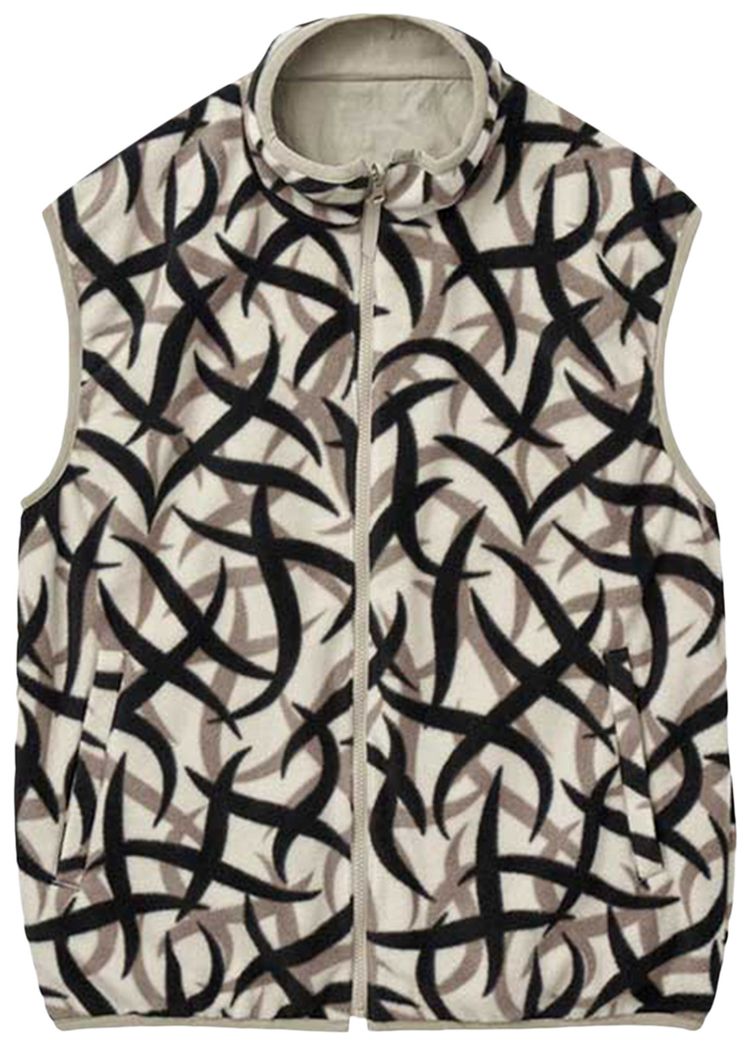 Gramicci Knit Reversible Fleece Vest Tribal Terra
