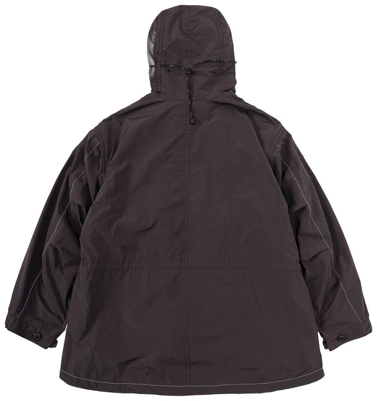 And Wander Fishtail Octa Coat Brown