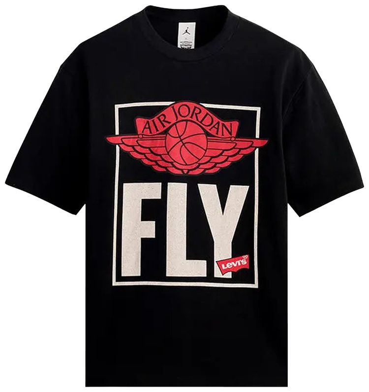 Air Jordan x Levis Short Sleeve Tee Black