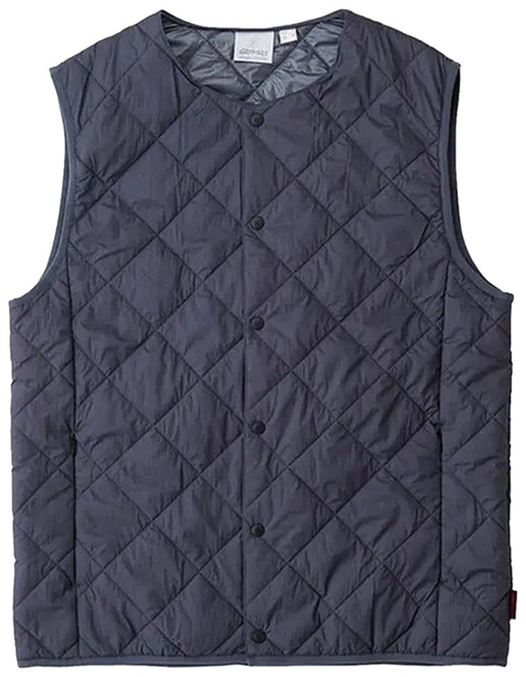 Gramicci Thermal Insulation Quilted Vest Black