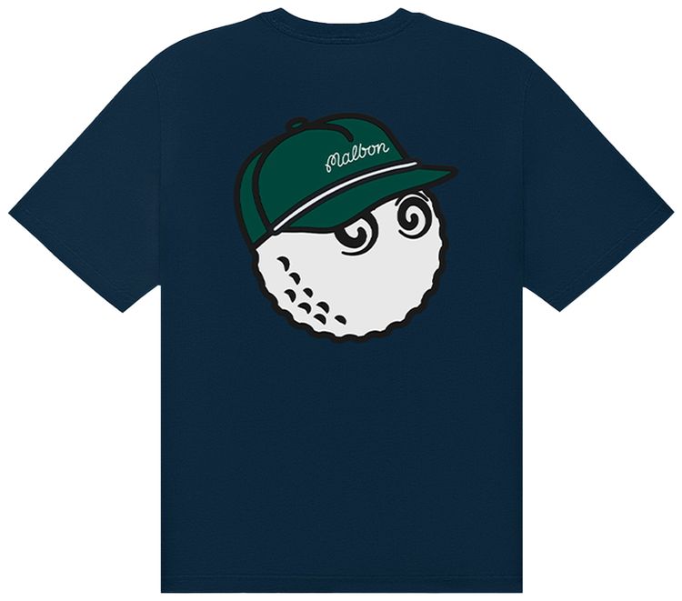 Malbon Bermuda Baldwin Tee Navy