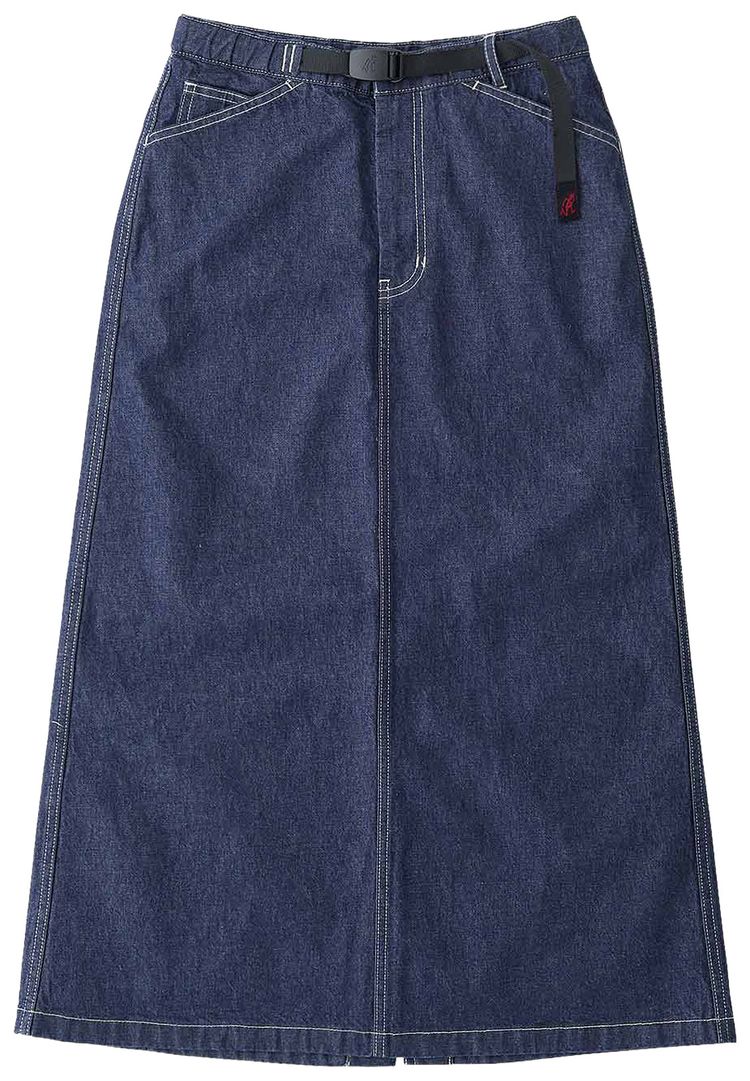 Gramicci Sutter Denim Skirt Rinsed Indigo