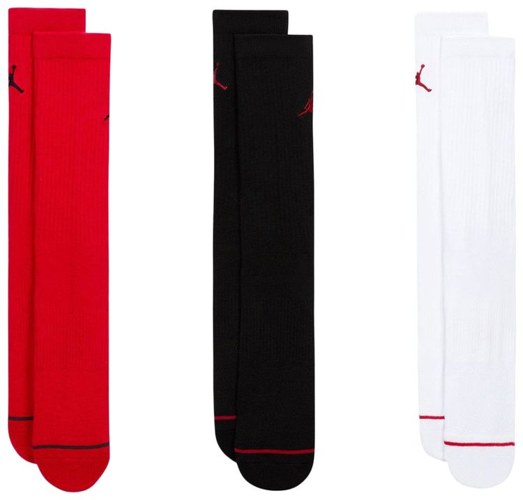 Air Jordan Everyday Crew Socks 3 Pairs Multicolor