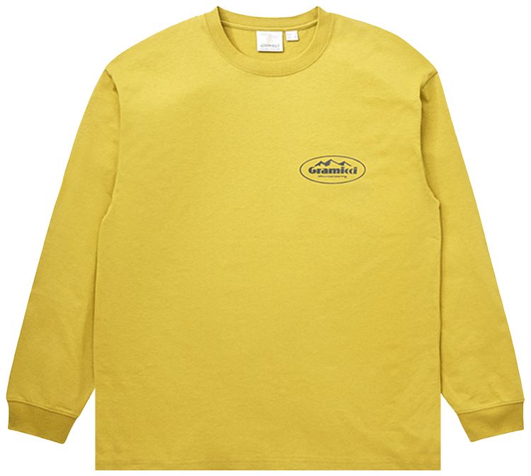 Gramicci Knit Mountaineering Long Sleeve Tee Deep Yellow