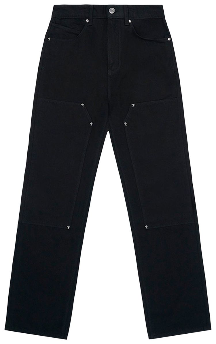 RtA Ricardo Slim Fit Carpenter Jean Black