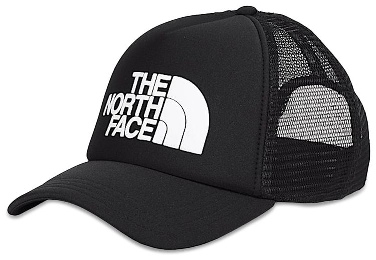 The North Face Logo Trucker Hat TNF BlackTNF White