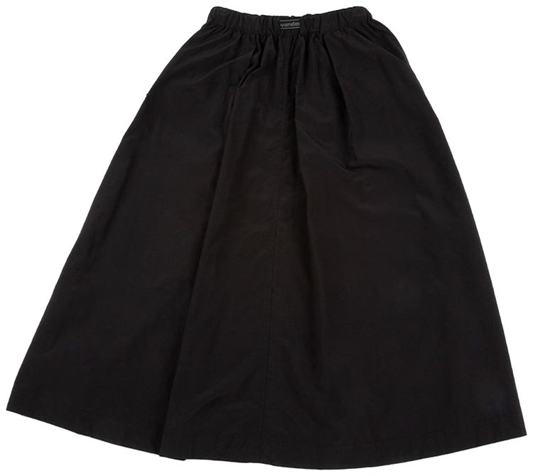 And Wander Oversized Cargo Skirt Black