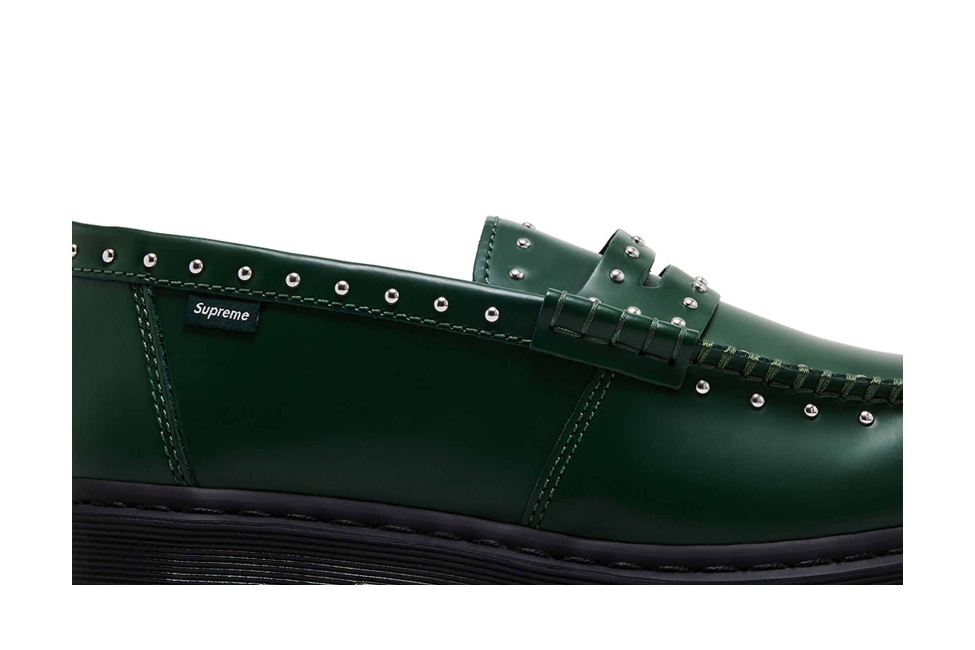 Buy Supreme x Dr. Martens Penton Studded Loafer 'Dark Green