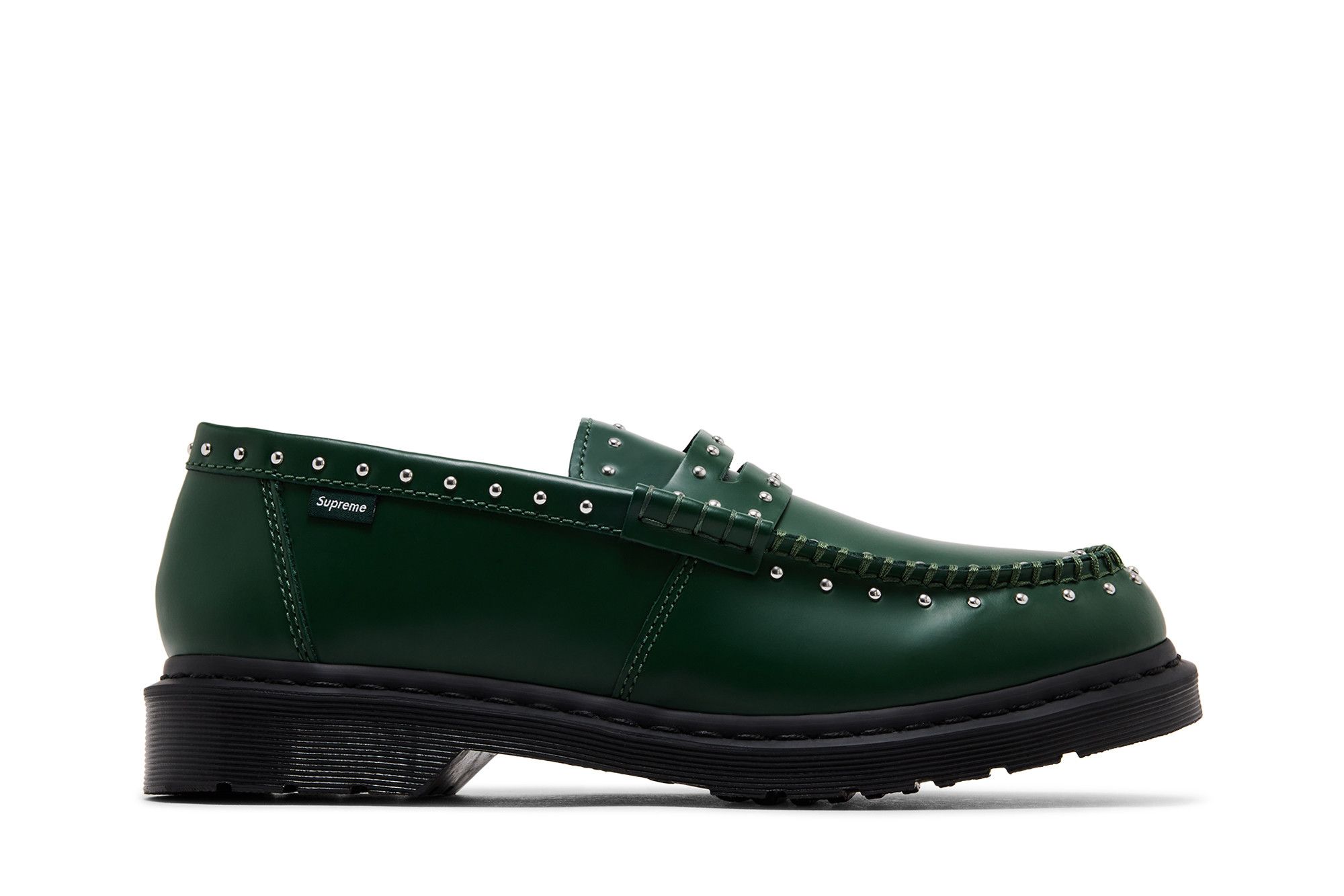 Buy Supreme x Dr. Martens Penton Studded Loafer 'Dark Green