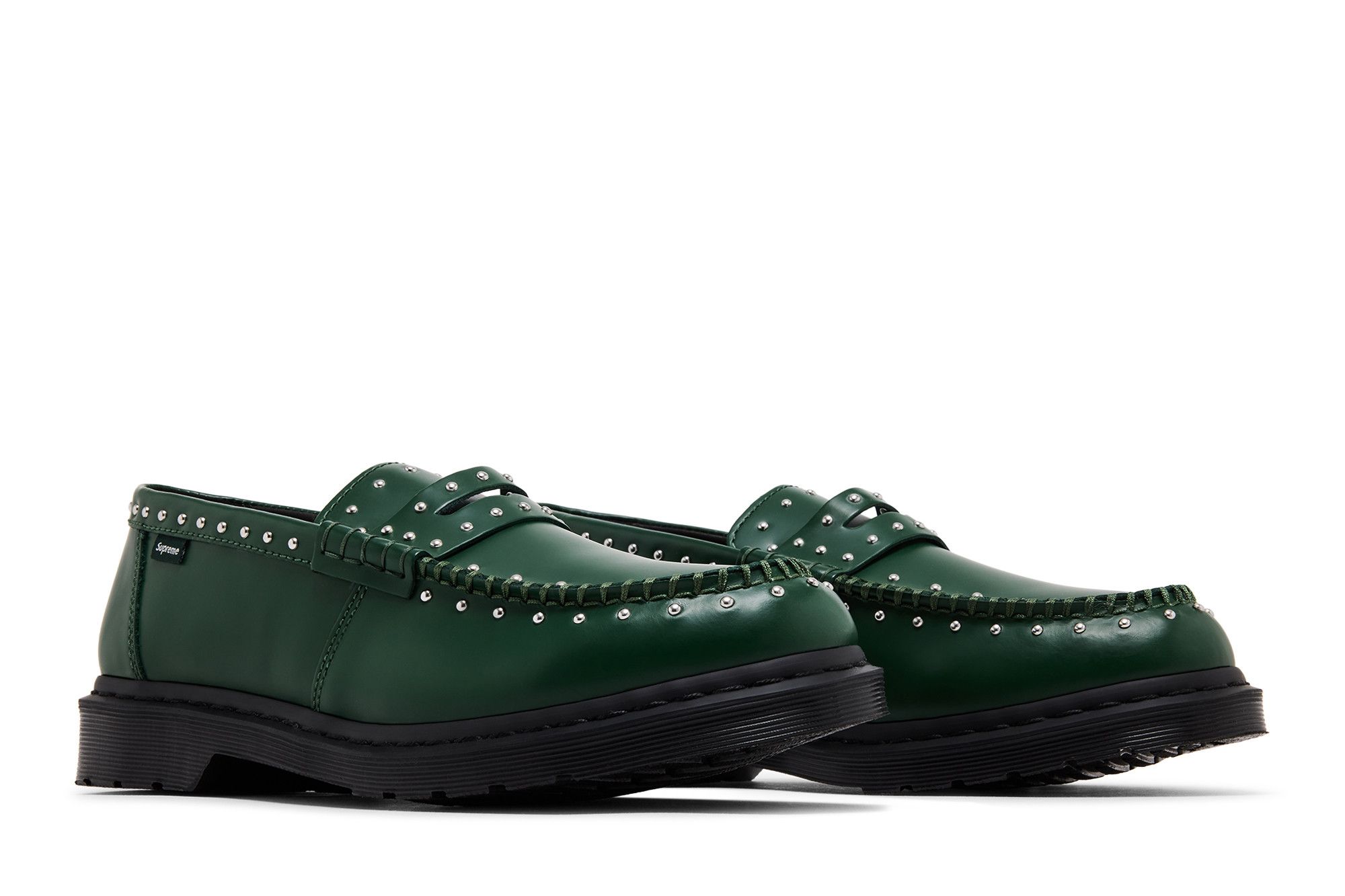 Buy Supreme x Dr. Martens Penton Studded Loafer 'Dark Green